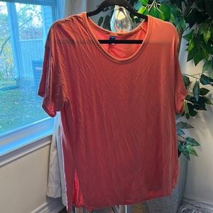 Burnt orange short sleeve top